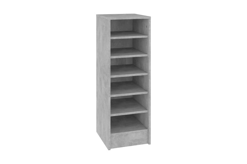 Skoskåp betonggrå 31,5x35x90 cm spånskiva - Betonggrå - Förvaring - Sko- & klädförvaring - Skoförvaring