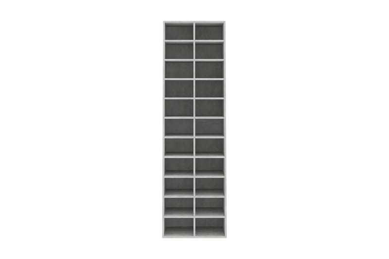 Skoskåp betonggrå 54x34x183 cm spånskiva - Betonggrå - Förvaring - Sko- & klädförvaring - Skoförvaring