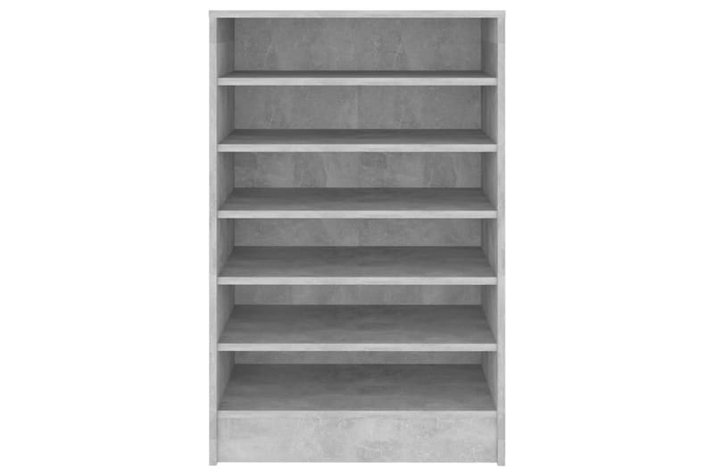 Skoskåp betonggrå 60x35x92 cm spånskiva - Betonggrå - Förvaring - Sko- & klädförvaring - Skoförvaring