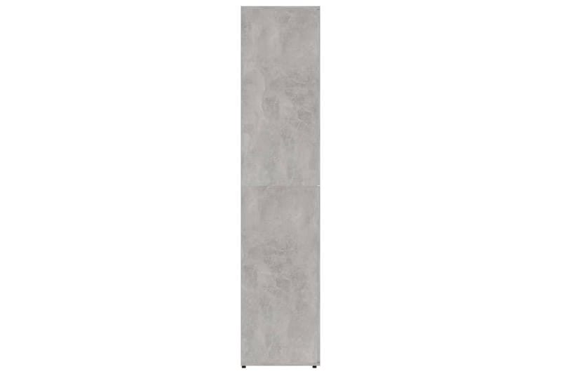 Skoskåp betonggrå 80x39x178 cm spånskiva - Betonggrå - Förvaring - Sko- & klädförvaring - Skoförvaring