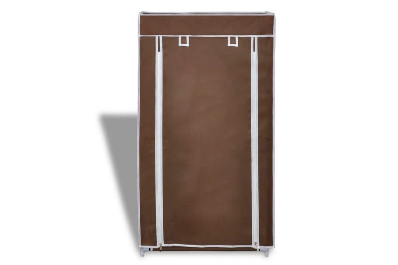 Skoskåp brun med överdrag 58x28x106 cm - Brun - Förvaring - Sko- & klädförvaring - Skoförvaring
