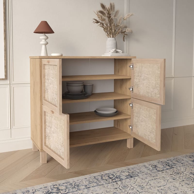 Dune Skoskåp 90x85,2x35 cm - Ek - Förvaring - Sko- & klädförvaring - Skoförvaring - Skoskåp