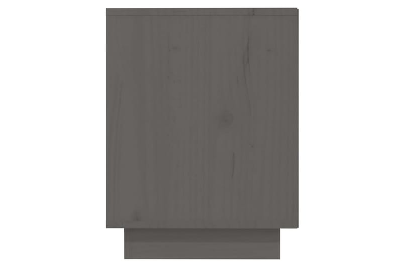 Skoskåp grå 110x34x45 cm massiv furu - Grå - Förvaring - Sko- & klädförvaring - Skoförvaring