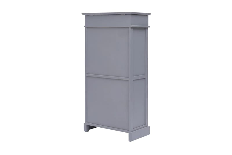 Skoskåp grå 50x28x98 cm kejsarträ - Grå - Förvaring - Sko- & klädförvaring - Skoförvaring