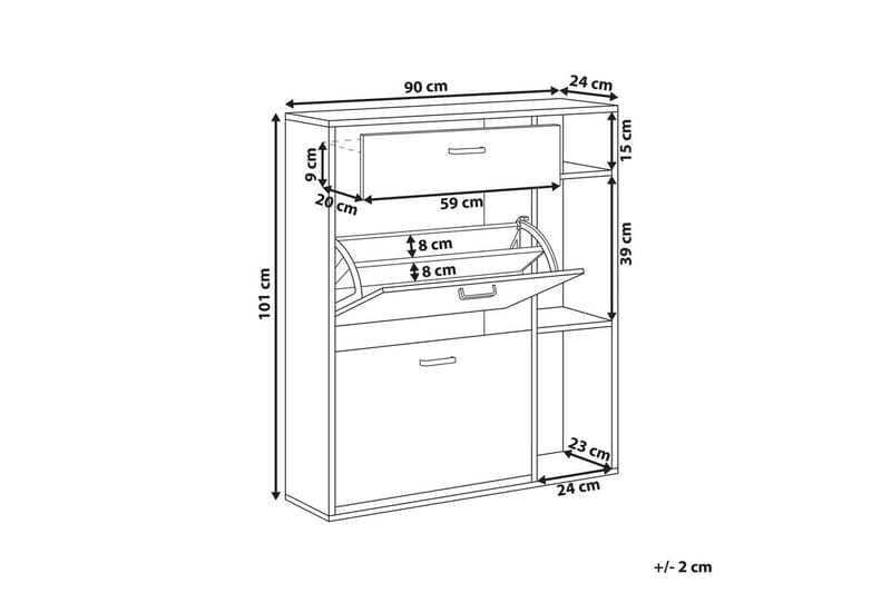Skoskåp Mackay - Förvaring - Sko- & klädförvaring - Skoförvaring