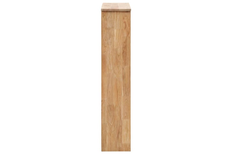 Skoskåp massivt valnötsträ 55x20x104 cm - Brun - Förvaring - Sko- & klädförvaring - Skoförvaring