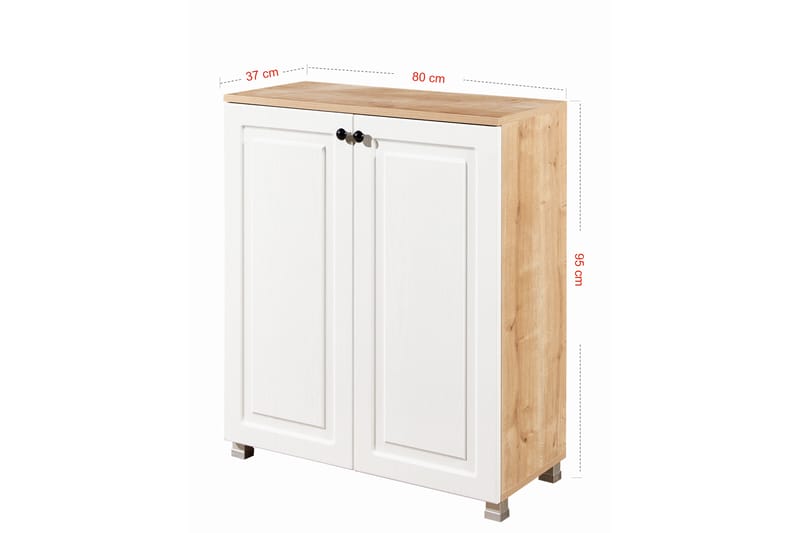 OBURUS Skoskåp 80x95 cm Blå - Förvaring - Sko- & klädförvaring - Skoförvaring - Skoskåp