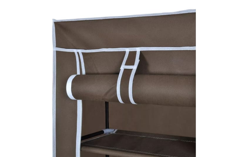 Skoskåp överdrag 162x57x29 cm brun - Brun - Förvaring - Sko- & klädförvaring - Skoförvaring