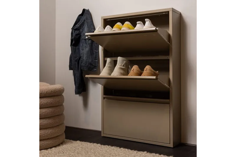 Skoskåp Sabine - Sand - Förvaring - Sko- & klädförvaring - Skoförvaring