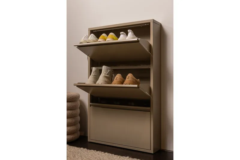 Skoskåp Sabine - Sand - Förvaring - Sko- & klädförvaring - Skoförvaring