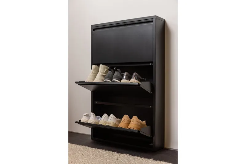Skoskåp Sabine - Svart - Förvaring - Sko- & klädförvaring - Skoförvaring