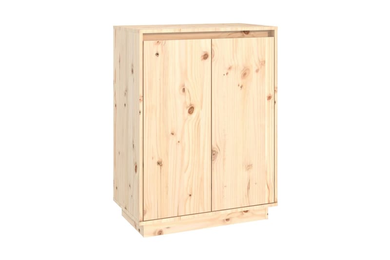 Skoskåp 60x35x80 cm massiv furu - Brun - Förvaring - Sko- & klädförvaring - Skoförvaring - Skoskåp