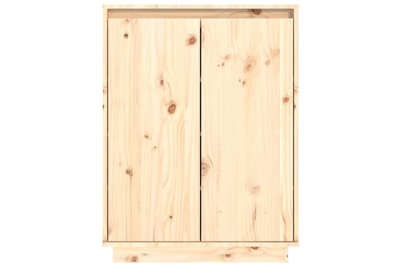 Skoskåp 60x35x80 cm massiv furu - Brun - Förvaring - Sko- & klädförvaring - Skoförvaring - Skoskåp