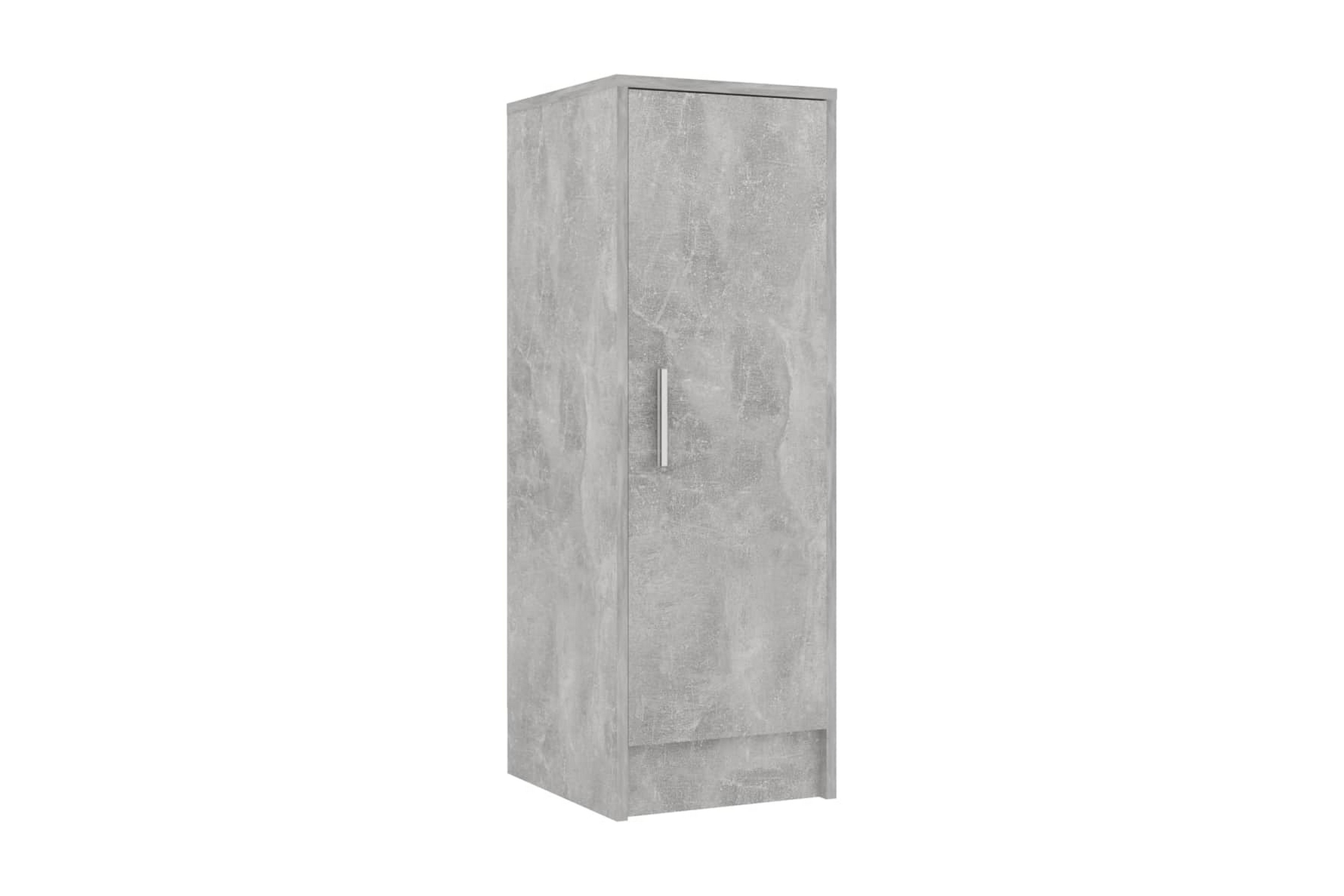 Skoskåp betonggrå 32x35x92 cm spånskiva – Betonggrå