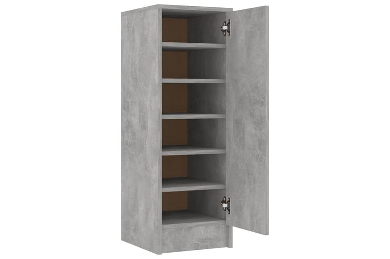 Skoskåp betonggrå 32x35x92 cm spånskiva - Betonggrå - Förvaring - Sko- & klädförvaring - Skoförvaring - Skoskåp