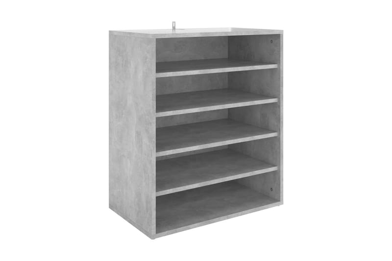 Skoskåp betonggrå 60x35x70 cm spånskiva - Betonggrå - Förvaring - Sko- & klädförvaring - Skoförvaring - Skoskåp