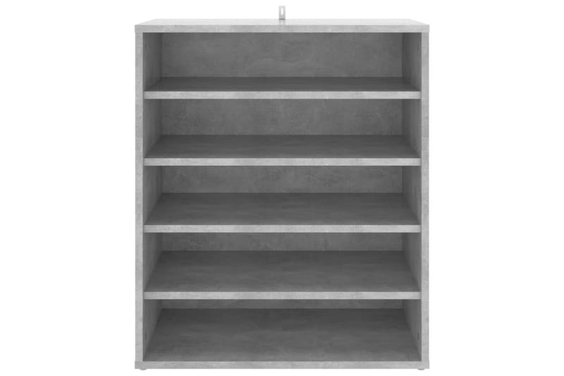 Skoskåp betonggrå 60x35x70 cm spånskiva - Betonggrå - Förvaring - Sko- & klädförvaring - Skoförvaring - Skoskåp
