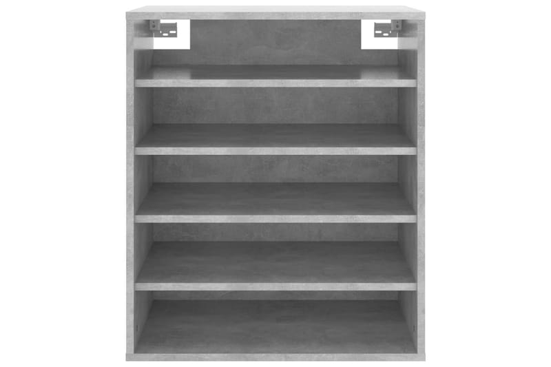 Skoskåp betonggrå 60x35x70 cm spånskiva - Betonggrå - Förvaring - Sko- & klädförvaring - Skoförvaring - Skoskåp