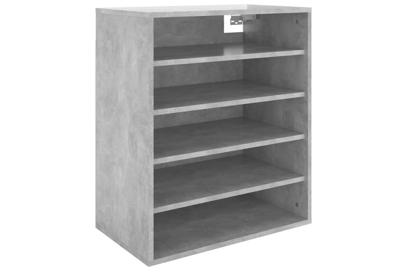 Skoskåp betonggrå 60x35x70 cm spånskiva - Betonggrå - Förvaring - Sko- & klädförvaring - Skoförvaring - Skoskåp