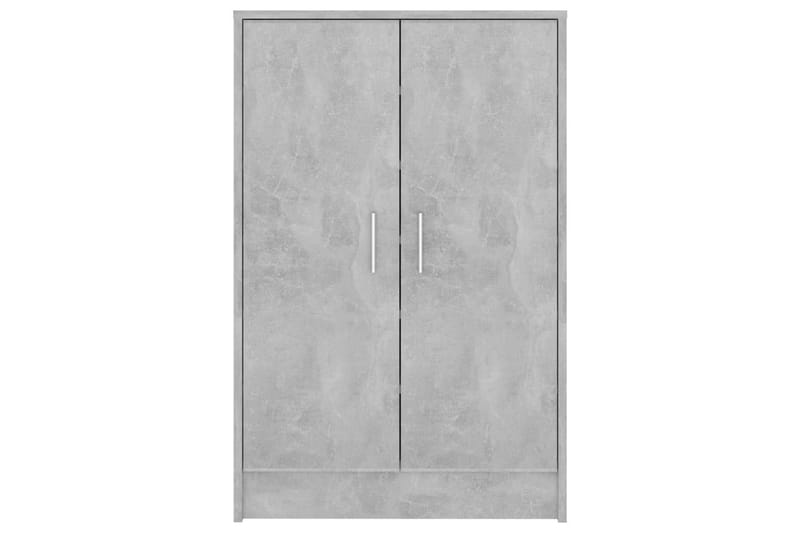 Skoskåp betonggrå 60x35x92 cm spånskiva - Betonggrå - Förvaring - Sko- & klädförvaring - Skoförvaring - Skoskåp