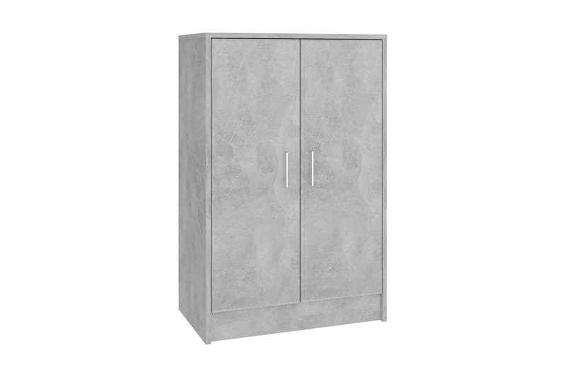 Skoskåp betonggrå 60x35x92 cm spånskiva - Betonggrå - Förvaring - Sko- & klädförvaring - Skoförvaring - Skoskåp