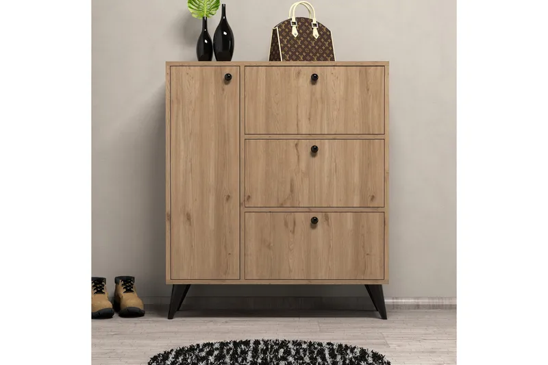 Skoskåp Conin Skoskåp 35x90 cm Natur - Förvaring - Sko- & klädförvaring - Skoförvaring - Skoskåp