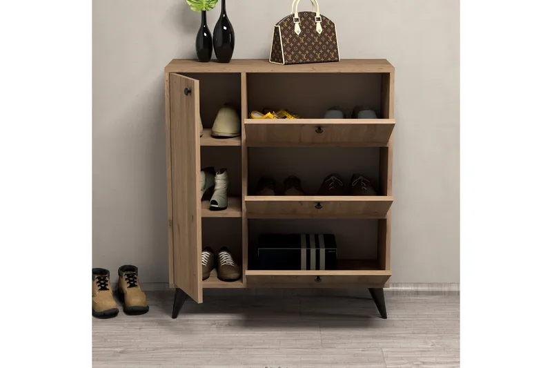 Skoskåp Conin Skoskåp 35x90 cm Natur - Förvaring - Sko- & klädförvaring - Skoförvaring - Skoskåp