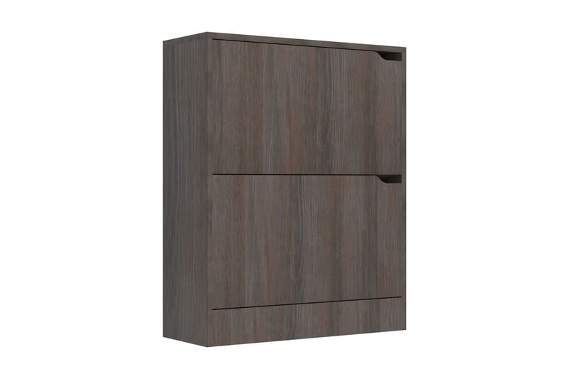 Skoskåp med 2 dörrar grå sonoma-ek 59x24x74 cm spånskiva - Grå ek - Förvaring - Sko- & klädförvaring - Skoförvaring - Skoskåp