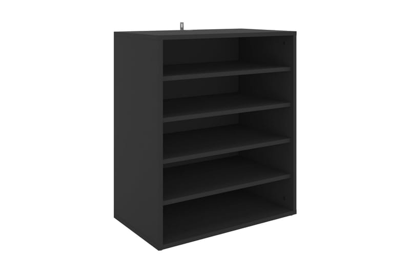 Skoskåp svart 60x35x70 cm spånskiva - Svart - Förvaring - Sko- & klädförvaring - Skoförvaring - Skoskåp