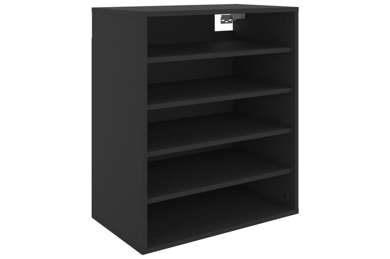 Skoskåp svart 60x35x70 cm spånskiva - Svart - Förvaring - Sko- & klädförvaring - Skoförvaring - Skoskåp