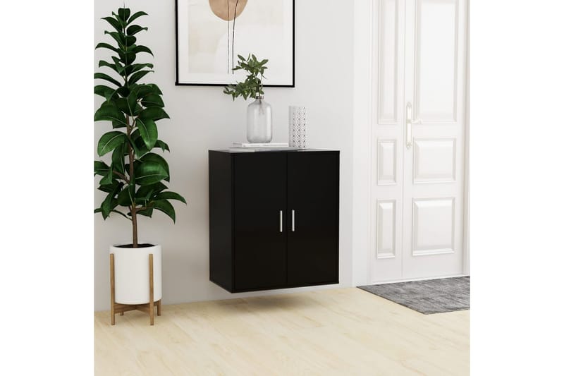 Skoskåp svart 60x35x70 cm spånskiva - Svart - Förvaring - Sko- & klädförvaring - Skoförvaring - Skoskåp