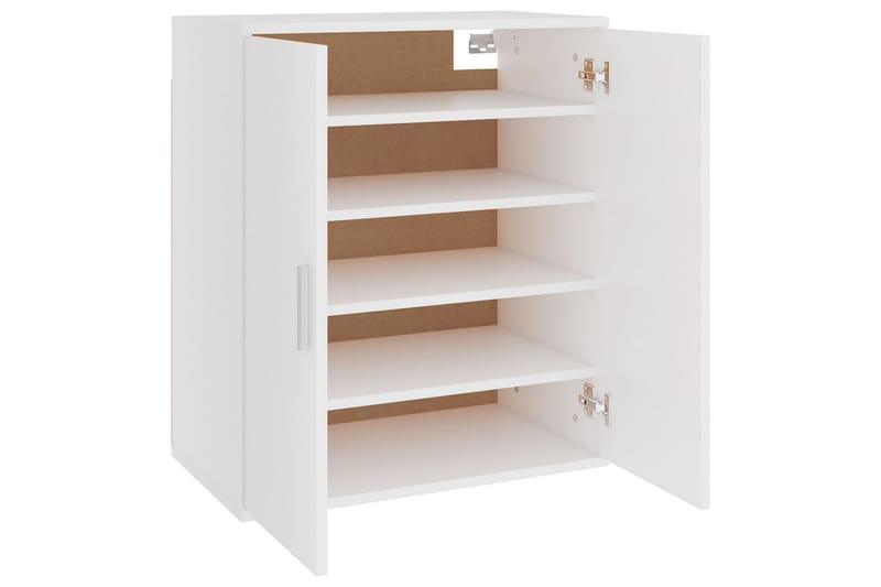 Skoskåp vit 60x35x70 cm spånskiva - Vit - Förvaring - Sko- & klädförvaring - Skoförvaring - Skoskåp