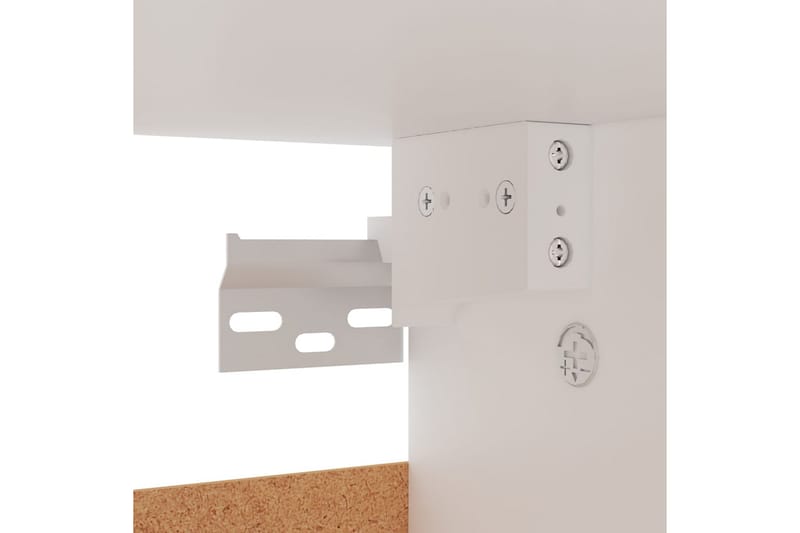 Skoskåp vit 60x35x70 cm spånskiva - Vit - Förvaring - Sko- & klädförvaring - Skoförvaring - Skoskåp