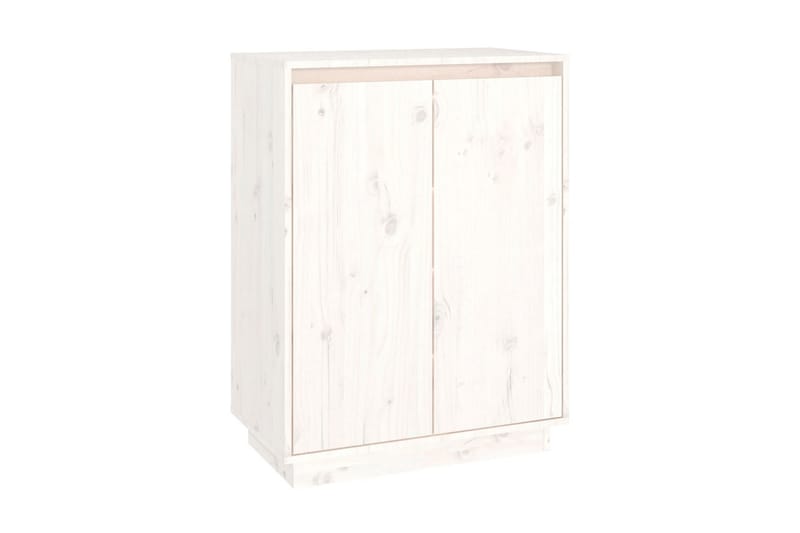 Skoskåp vit 60x35x80 cm massiv furu - Vit - Förvaring - Sko- & klädförvaring - Skoförvaring - Skoskåp