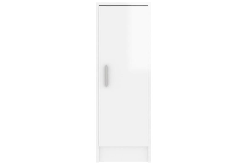 Skoskåp vit högglans 32x35x92 cm spånskiva - Vit högglans - Förvaring - Sko- & klädförvaring - Skoförvaring - Skoskåp