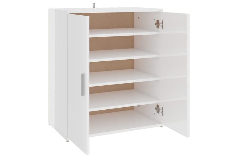Skoskåp vit högglans 60x35x70 cm spånskiva - Vit högglans - Förvaring - Sko- & klädförvaring - Skoförvaring - Skoskåp