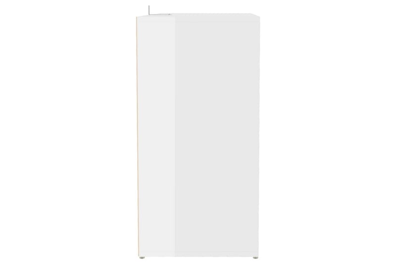 Skoskåp vit högglans 60x35x70 cm spånskiva - Vit högglans - Förvaring - Sko- & klädförvaring - Skoförvaring - Skoskåp