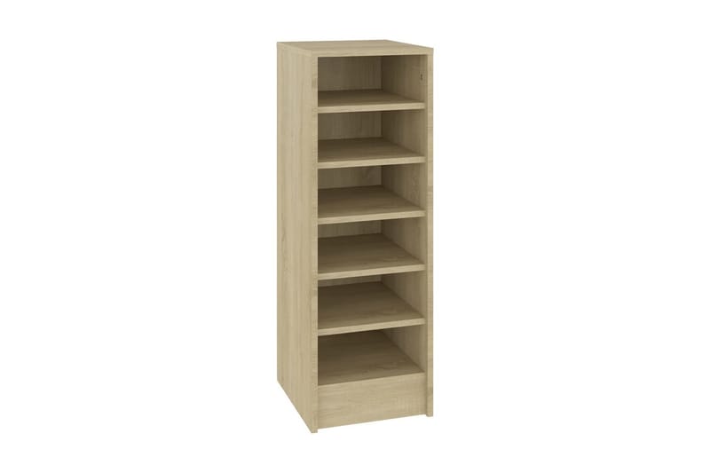 Skoskåp sonoma-ek 31,5x35x90 cm spånskiva - Brun - Förvaring - Sko- & klädförvaring - Skoförvaring
