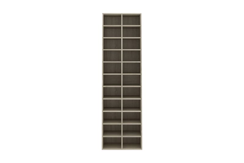Skoskåp sonoma-ek 54x34x183 cm spånskiva - Brun - Förvaring - Sko- & klädförvaring - Skoförvaring