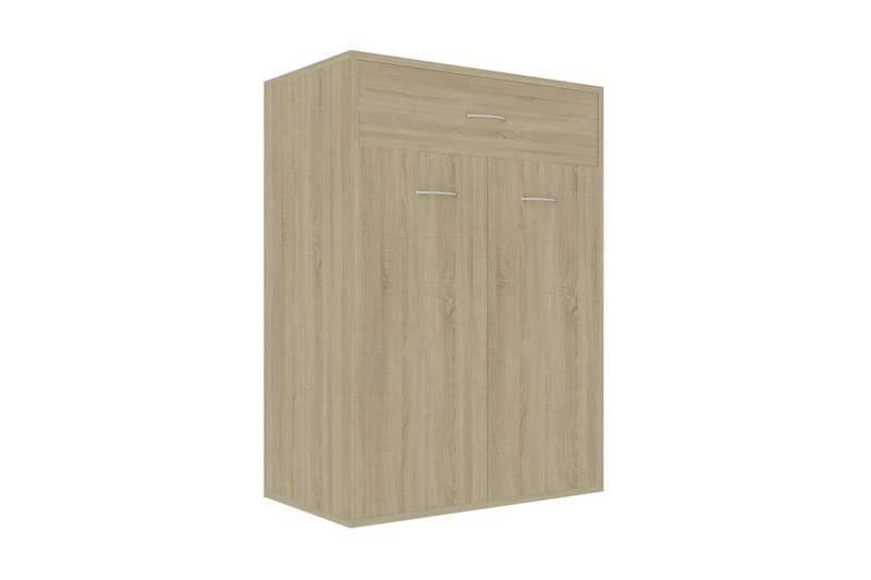 Skoskåp sonoma-ek 60x35x84 cm spånskiva - Brun - Förvaring - Sko- & klädförvaring - Skoförvaring