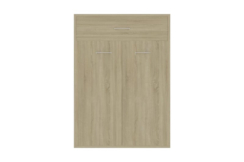 Skoskåp sonoma-ek 60x35x84 cm spånskiva - Brun - Förvaring - Sko- & klädförvaring - Skoförvaring