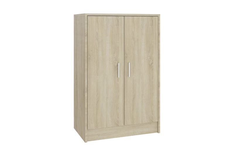 Skoskåp sonoma-ek 60x35x92 cm spånskiva - Brun - Förvaring - Sko- & klädförvaring - Skoförvaring