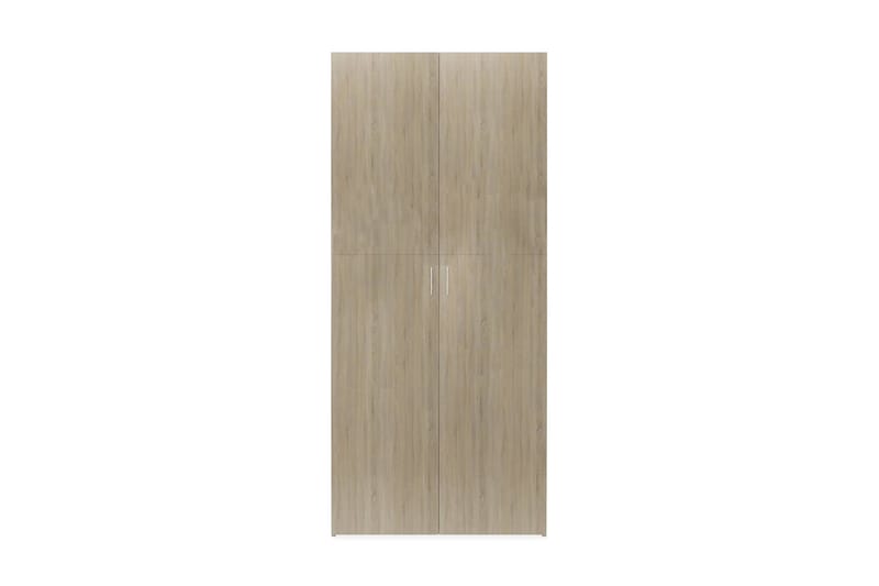 Skoskåp sonoma-ek 80x35,5x180 cm spånskiva - Brun - Förvaring - Sko- & klädförvaring - Skoförvaring