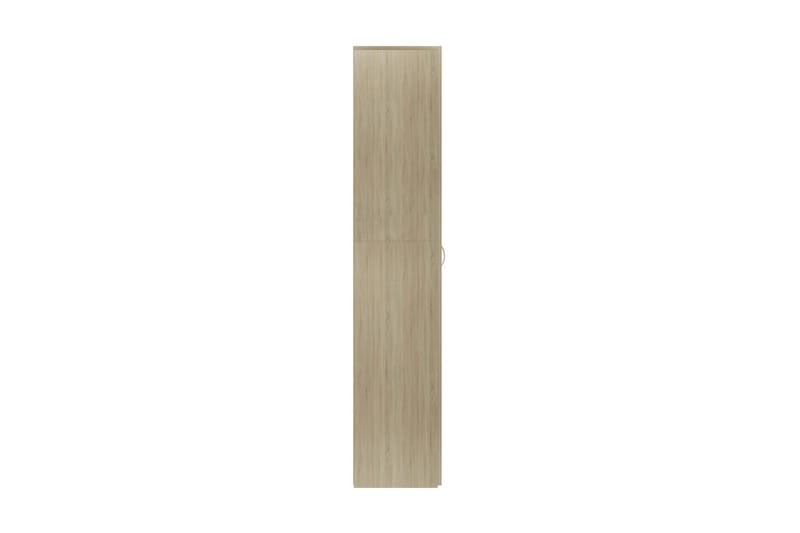 Skoskåp sonoma-ek 80x35,5x180 cm spånskiva - Brun - Förvaring - Sko- & klädförvaring - Skoförvaring