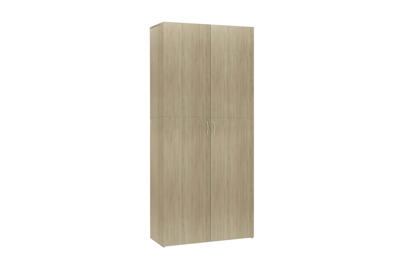 Skoskåp sonoma-ek 80x35,5x180 cm spånskiva - Brun - Förvaring - Sko- & klädförvaring - Skoförvaring