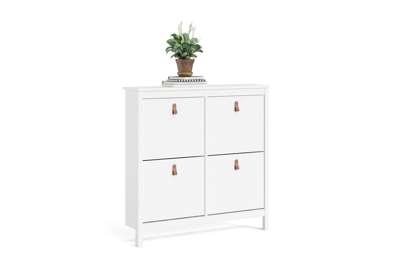 STOLFERS Skoskåp 25x102 cm Vit/Natur - Förvaring - Sko- & klädförvaring - Skoförvaring - Skoskåp