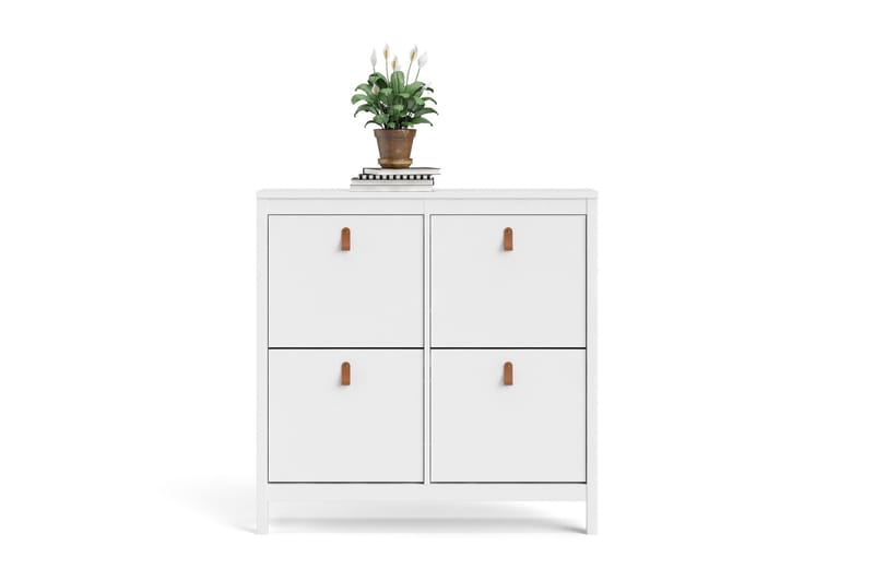 STOLFERS Skoskåp 25x102 cm Vit/Natur - Förvaring - Sko- & klädförvaring - Skoförvaring - Skoskåp