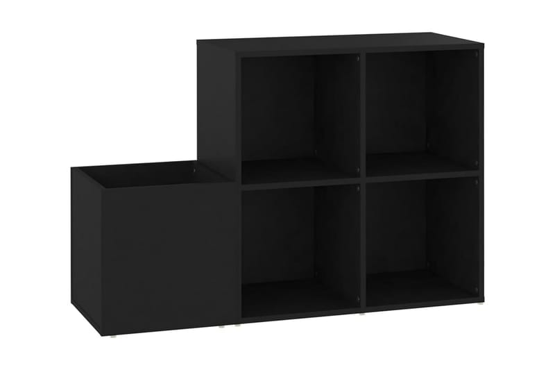 Skoskåp svart 105x35,5x70 cm spånskiva - Svart - Förvaring - Sko- & klädförvaring - Skoförvaring
