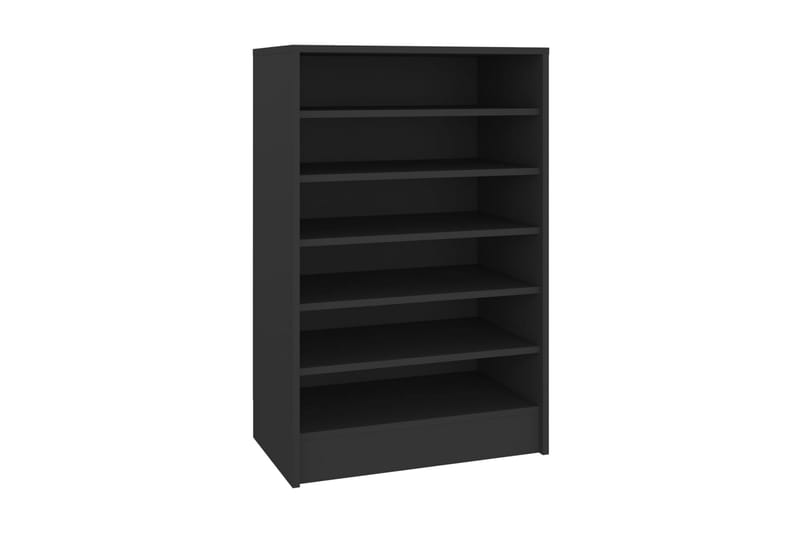 Skoskåp svart 60x35x92 cm spånskiva - Svart - Förvaring - Sko- & klädförvaring - Skoförvaring