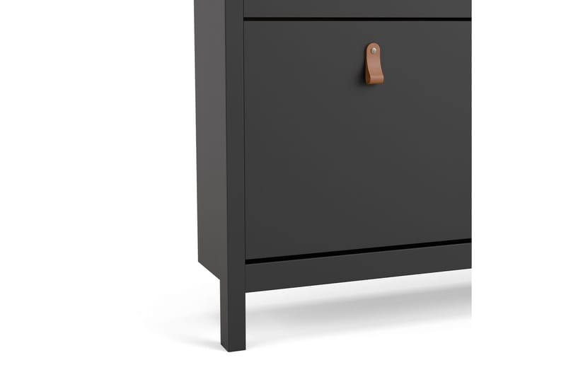 Vallvidera Skoskåp 25x102 cm - Svart/Natur - Förvaring - Sko- & klädförvaring - Skoförvaring - Skoskåp